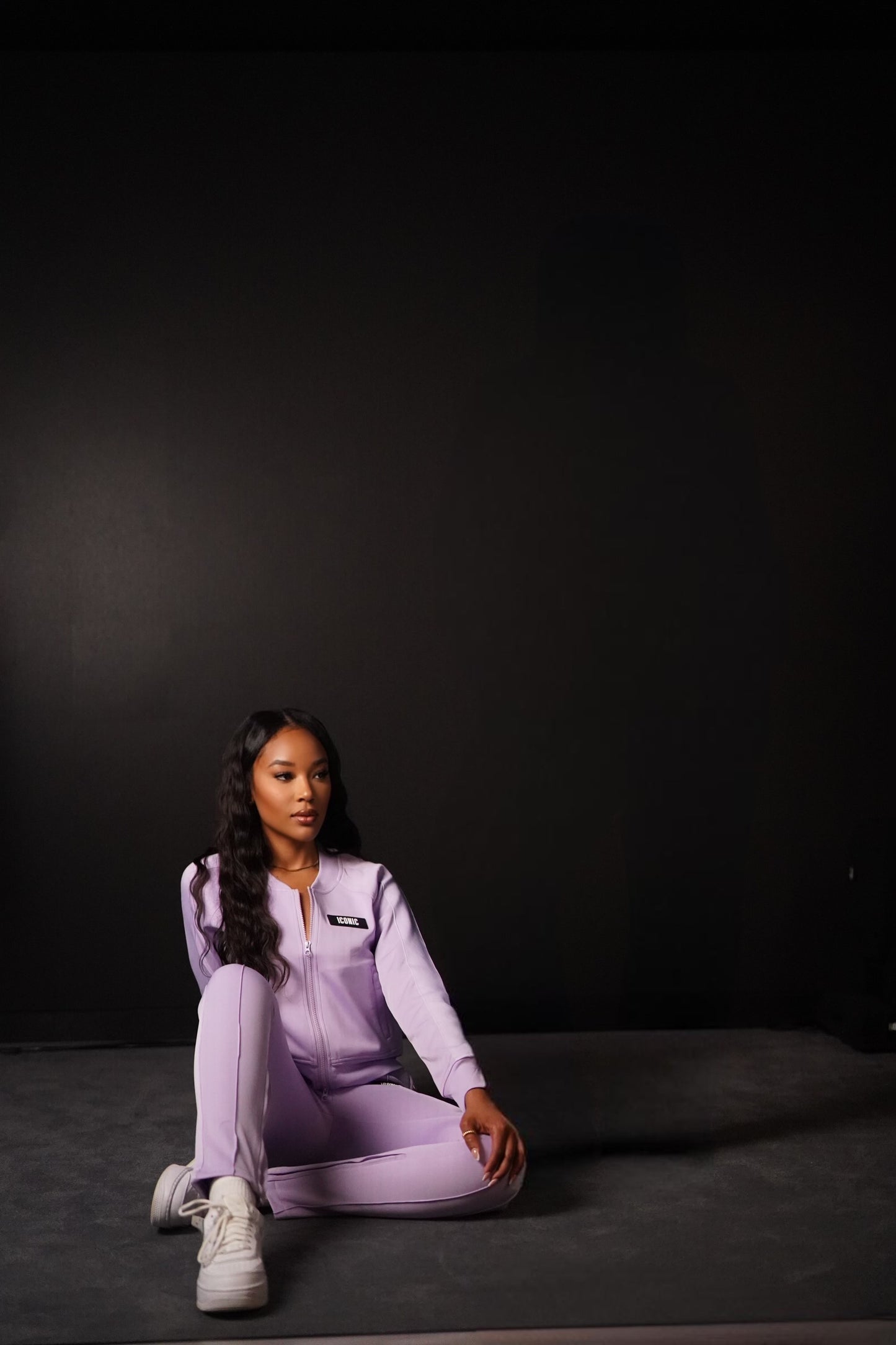 Women's Iconic Zip Tracksuit (Lavender)